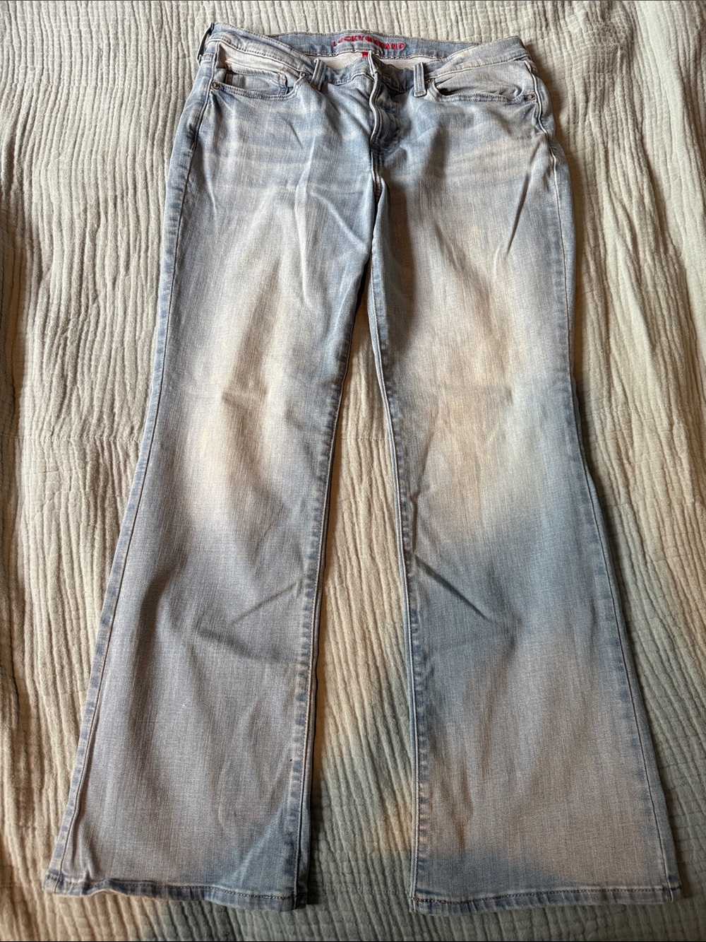 Lucky Brand Pale Blue Flare Jeans